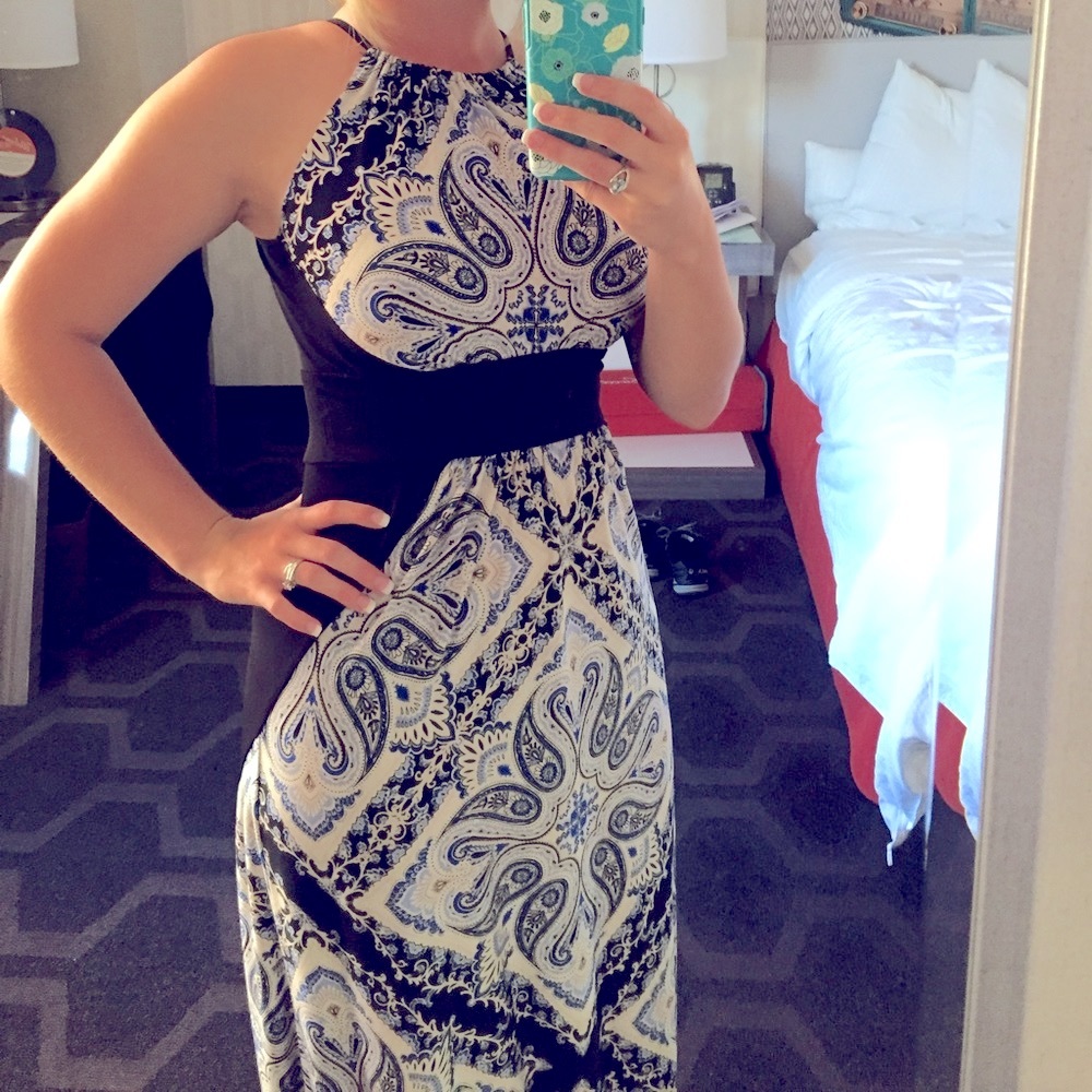 London Style Collections Maxi Dress Size XS